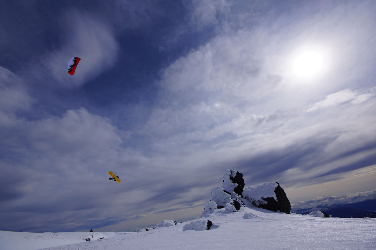Ozone Summit Snowkiten Depower kite
