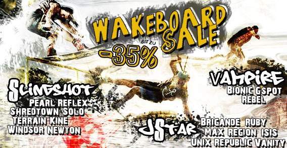 Wakeboard Mega Sale - OUT NOW!