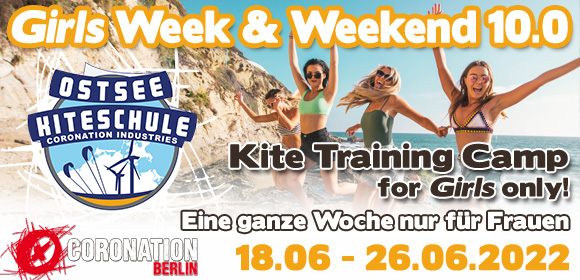 Girls Kite Camp Juni 2022 - Ostsee Kiteschule