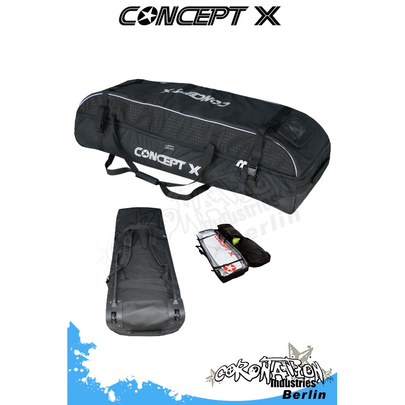 Concept-X Kitebag Voyager 139 Reise-Kiteboard-Bag avec roulettes
