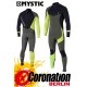 Mystic Crossfire Steamer 5/4 combinaison neoprène Army/Lime Wetsuit