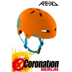 REKD Elite Icon Orange/Blue Helm