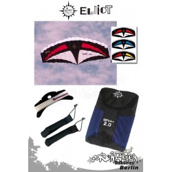 Elliot Sigma Sport 2-Leiner Kite R2F - 4.0rosso-bianco