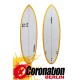 Fusion Hybrid Surfboard 5'8 Orange