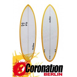 Fusion Hybrid Surfboard 5'8 Orange