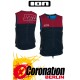 ION Collision Vest Prallschutzweste red melange/black