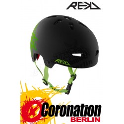 REKD Elite Icon Black/vert Helm