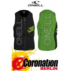 O'Neill Prallschutzweste Slasher Wake/Kite Vest Green