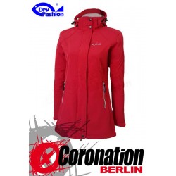 Dry Fashion Damen Softshell Jacke Sylt rouge