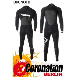 Brunotti Defence 5/3 D/L Backzip Neoprenanzug Full Wetsuit Black-Silver