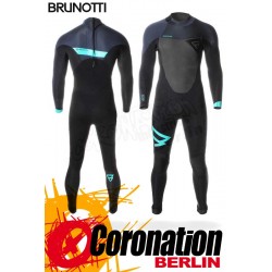 Brunotti Defence 5/3 D/L Backzip Neoprenanzug Full Wetsuit Black-Silver