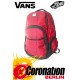 Vans 5-0 Backpack Schul & Street Rucksack Red Backpack