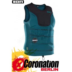 ION Collision Vest Amp 2018 Prallschutz Weste NZ Black/Seaweed
