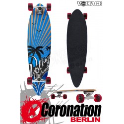 Voltage Longboard Pintail Cruiser - Palm Trees
