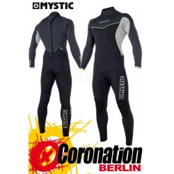 Mystic Drip Fullsuit back-zip 5/4 Neoprenanzug 2018 Black/Grey Wetsuit 