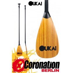 OUKAI SUP Paddle 50 Carbon Wood 3-teilig