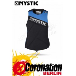 Mystic Star Wakeboard Vest Zip Blue Prallschutz Impact Weste
