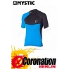 Mystic Crossfire Rash Vest S/S Blue Wetshirt