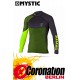 Mystic Crossfire Rash Vest L/S Green
