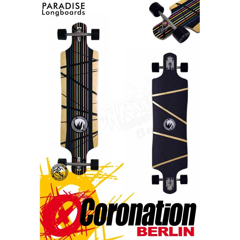 Paradise Prism DropTrough Longboard complète - Paris Trucks Edit