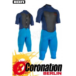 ION Strike Element Overknee SS 3/2 BZ DL neopren suit navyblue/bright blue