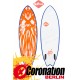 Softech MASON TWIN Surf Softboard neon red/white