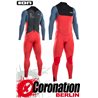 ION SEEK CORE SEMIDRY 5/4 BZ DL 2021 neopren suit red/steel blue/black