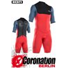 ION Seek Core Shorty SS 2/2 BZ DL 2021 - red/steel blue/black