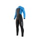 Mystic STAR fullsuit 5/3MM BZIP 2021 neopren suit global blue