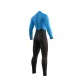 Mystic STAR fullsuit 4/3MM BZIP 2021 neopren suit global blue