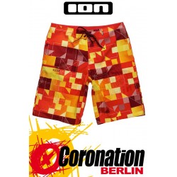 Ion Boardshorts Geo Flame Scarlet