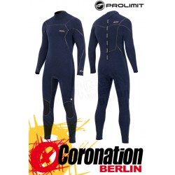 Prolimit MERCURY V-BACK ZIP STEAMER 6/4 DL FTM 2020 neopren suit blue/orange