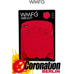 WMFG STUBBY Six Pack Traction Pad Red