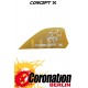 Concept-X HC 6cm Kite Fin yellow