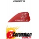Concept-X G10 6cm Kite Fin red
