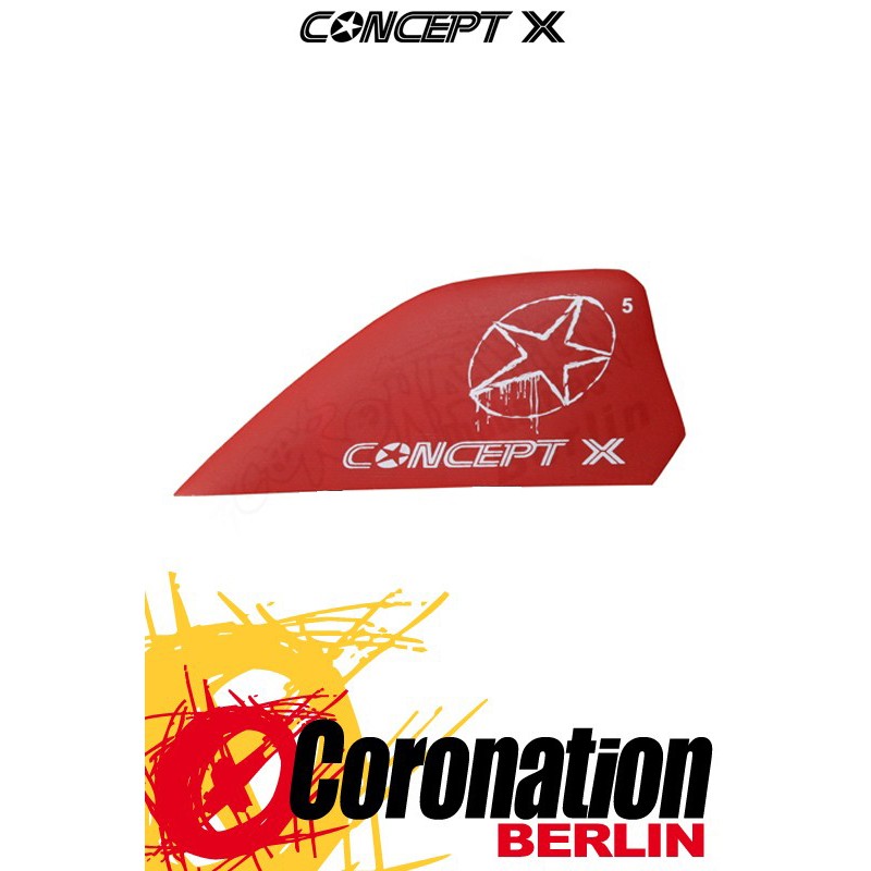 Concept-X G10 6cm Kite Fin red