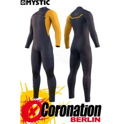 Mystic MARSHALL fullsuit 5/3MM FZIP 2022 neopren suit blue/mustard