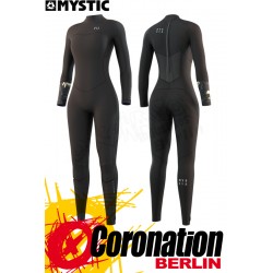 Mystic DAZZLED fullsuit 4/3MM BZIP WOMEN 2022 neopren suit black
