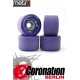 Metro Wheel Express roulettes 77mm 78a - Purple