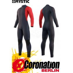 Mystic MARSHALL fullsuit 5/3MM FZIP 2023 neopren suit navy/red