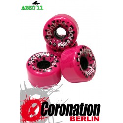 ABEC11 roulettes Pink Polkadots roues 62mm 78a