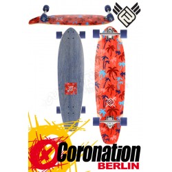 Flying ruote Palm 35 Red completo Longboard
