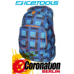 ICETOOLS Rucksack Backpack Cruzer - Check Blue