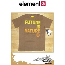 Element T-Shirt Planet Future S/S Fitted - Mocha
