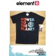 Element T-Shirt Planet Future S/S Fitted - Black