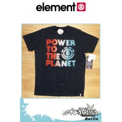 Element T-Shirt Planet Future S/S Fitted - Black