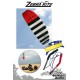 Zebra Kite 4 Leinen Kite Zebra Z1 complète - 10m²