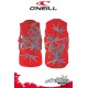 O'Neill Prallschutzweste Gooru Red/White
