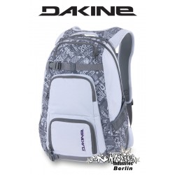 Dakine Duel Skate-Laptop-Schul-Rucksack  White Grey Chop Shop