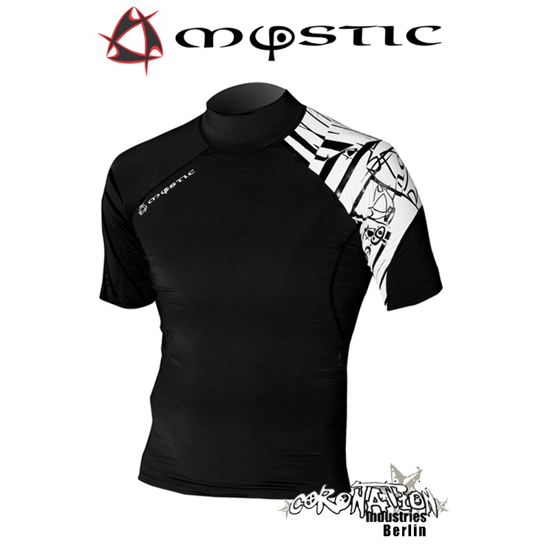 Mystic Crossfire Rash Vest S/S